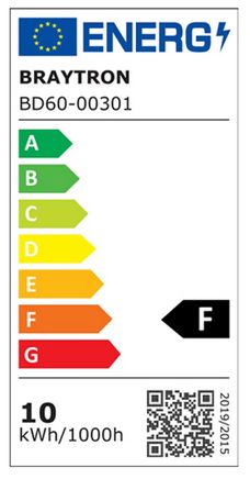 LED šviestuvas magnetiniui bėgeliui 10W, šiltai balta 3000K, 950lm, 30cm BD60-00301 5949097722981