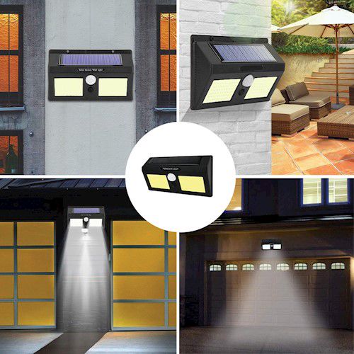 LED solar lamp with motion sensor, 3W, 200lm, 800mAh, 6000K RTV100334 5900495055422