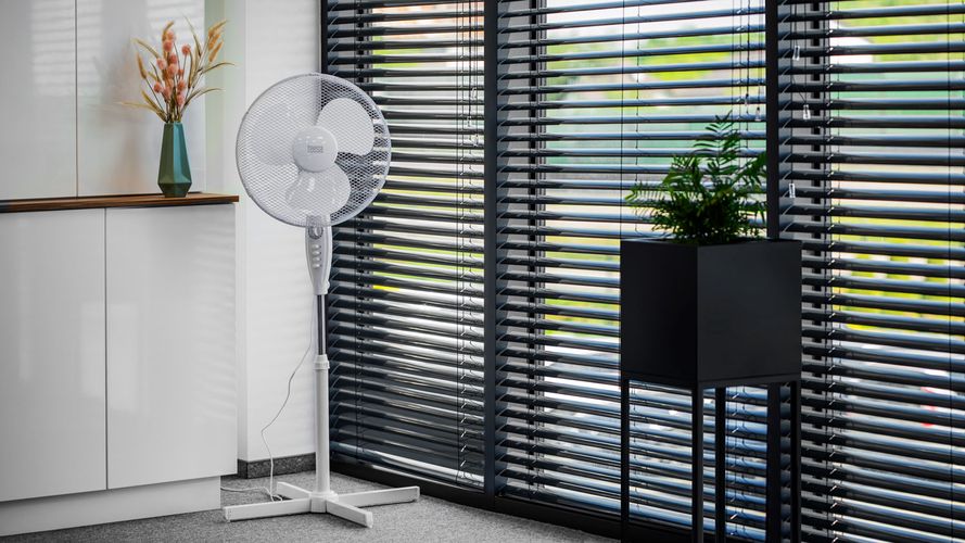 Ventiliatorius su laikmačiu 45W Ø43cm, Teesa TSA8021 5901890030311