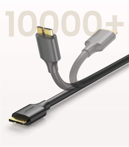 Cable USB3.0 - microUSB 3.0 0.5m black US130 UGREEN UGREEN/10840 6957303801275; 6957303818402