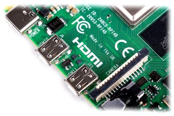 Mini kompiuteris RASPBERRY PI 4 B su 2GB RAM RPI4-MODBP-2GB