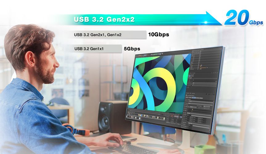 Išorinis SSD diskas 1TB USB-C 3.2 Gen2 x2 SE880-1TB 4711085935793