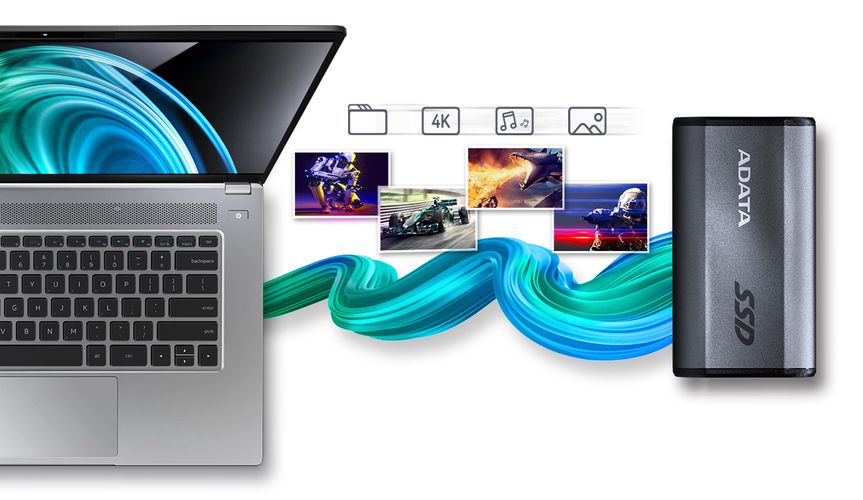 Išorinis SSD diskas 1TB USB-C 3.2 Gen2 x2 SE880-1TB 4711085935793