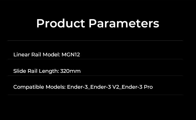 Комплект линейных направляющих для Ender-3V2 /3Pro CREALITY CRE-4003010023 6971636401865