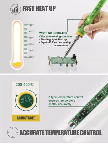 Паяльник с регулятором температуры 80 Вт SI-131B 4711552155471