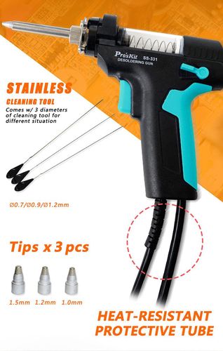 Išlitavimo stotelė su LCD ekranu, Pro'sKit SS-331B