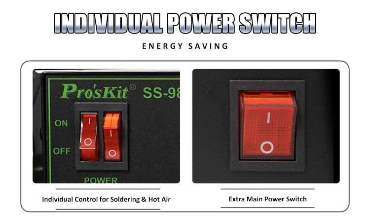 2 In 1 SMD Hot Air Rework Station AC220~240V (700W) SS-989B