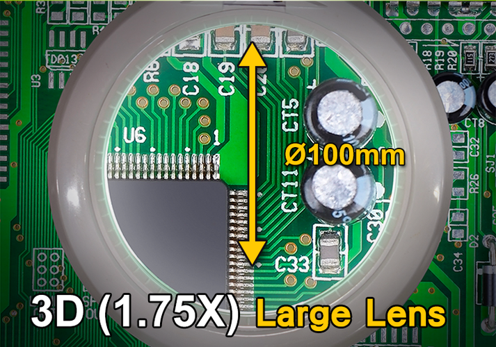 Suurendus LED-lamp 2-ühes, USB MA-1010U 4711552163230