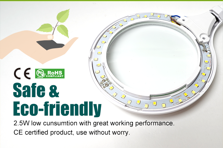 2 in 1 USB Magnifying LED Lamp MA-1010U 4711552163230
