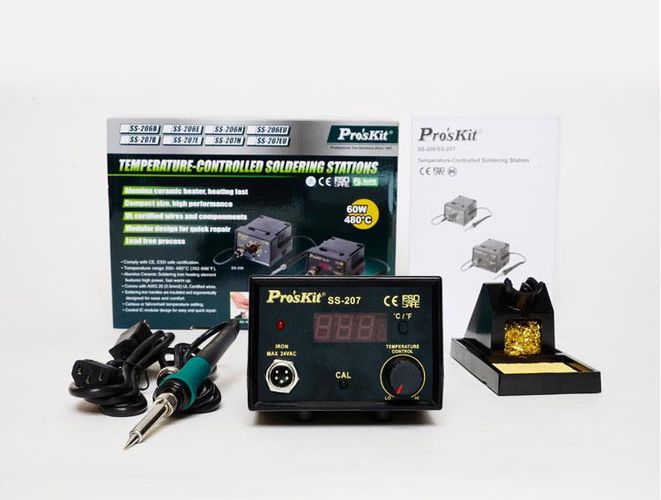 Litavimo stotelė 60W 230V/24V Pro'sKit SS-207B