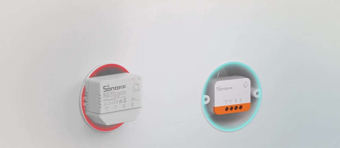Išmanusis jungiklis, 230VAC, 6A, MINI R2 1-kanalo,  valdomas ZigBee arba fiziniu jungikliu, Sonoff SONOFF-ZBMINI-L2 6920075778298