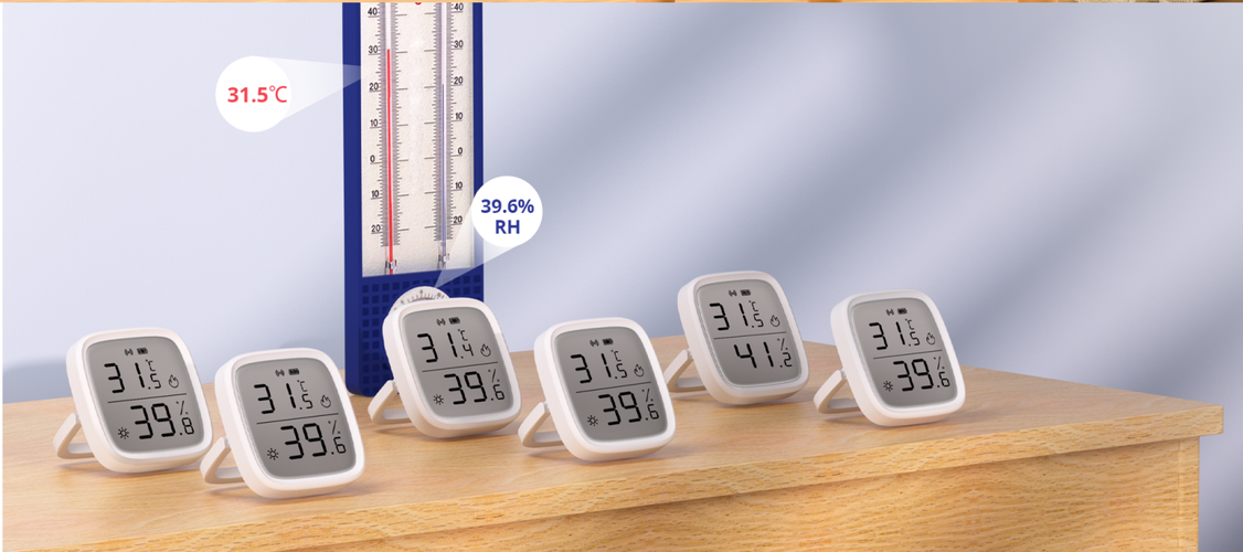 LCD vieds temperatūras mitruma sensors, ZigBee, SONOFF SONOFF-SNZB-02D 6920075740004