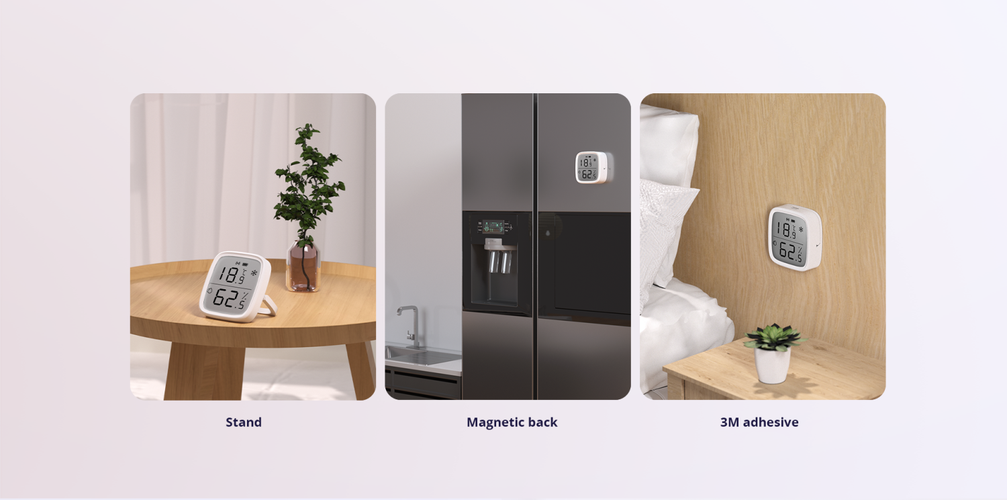 LCD vieds temperatūras mitruma sensors, ZigBee, SONOFF SONOFF-SNZB-02D 6920075740004