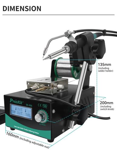 Litavimo stotelė su automatiniu padavimu 60W Proskit SS-955B