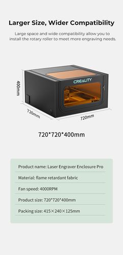 Laser Engraver Enclosure Pro CREALITY CRE-4008020045 6971636408314