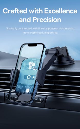 Car Suction Mount for 5.4-7.2" Smartphones, Black C40361600111-00 6932172641764