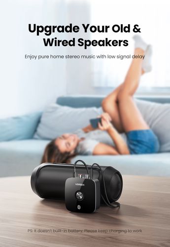 Bluetooth 5.1 aptX Audio Receiver with 3.5mm (AUX), 2xRCA Ports UGREEN/40759 6957303847594
