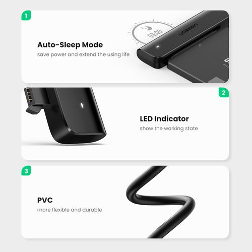 Adapter USB-C to SATA for 2.5" HDD, SSD UGREEN/70610