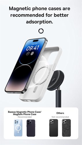 Magnetinis stalinis telefono stovas MagPro, juodas B10564100121-00