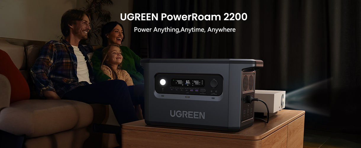 Kilnojama energijos stotelė 2048Wh 2300W PowerRoam GS2200 UGREEN UGREEN/15357 6941876213573