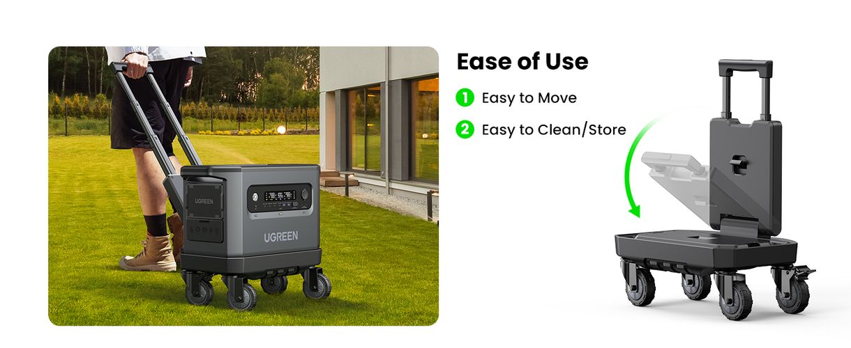 Kilnojama energijos stotelė 2048Wh 2300W PowerRoam GS2200 UGREEN UGREEN/15357 6941876213573