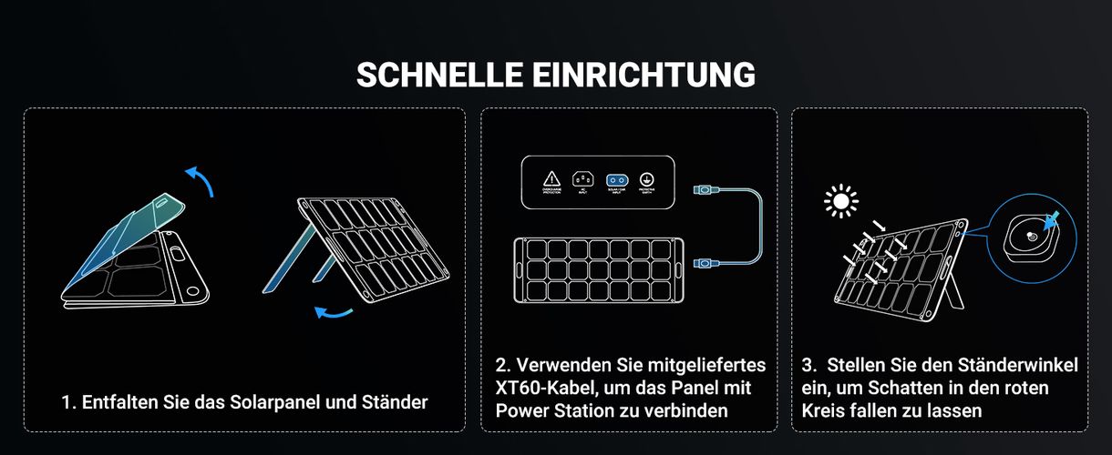 UGREEN Solar panel 100W foldable for powersation XT60 SC100 UGREEN UGREEN/15113 6941876211135