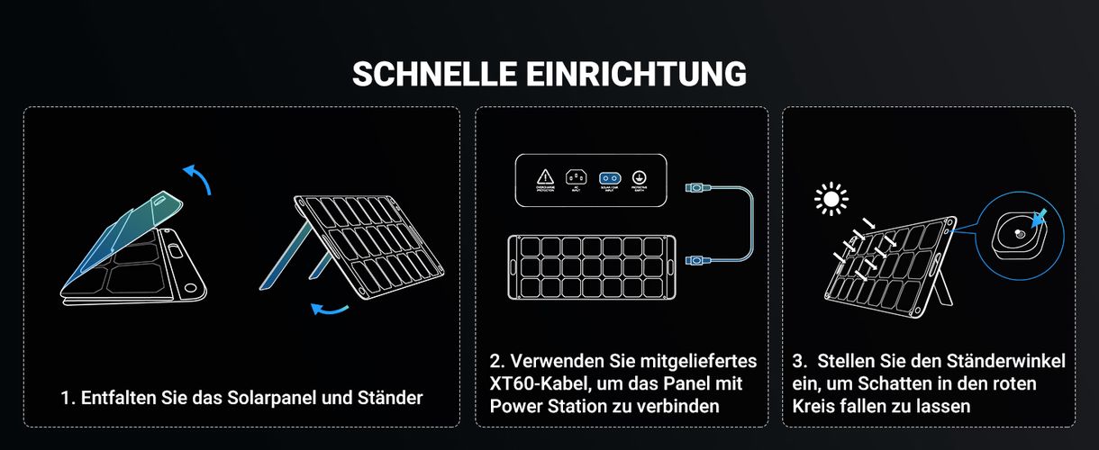 UGREEN Солнечная панель 200W складная для powersation XT60 SC200 UGREEN UGREEN/15114 6941876211142