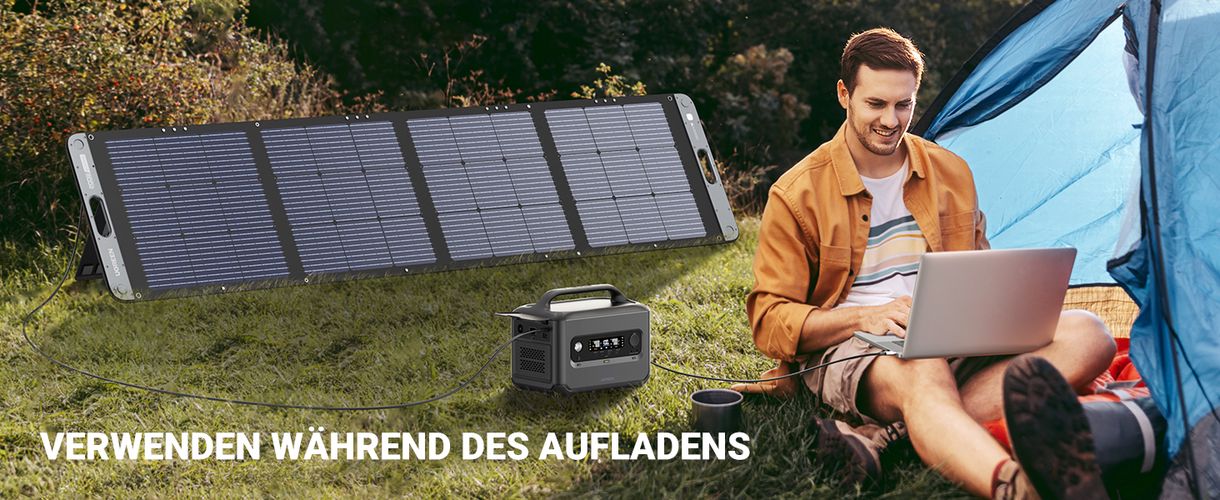 UGREEN Солнечная панель 200W складная для powersation XT60 SC200 UGREEN UGREEN/15114 6941876211142