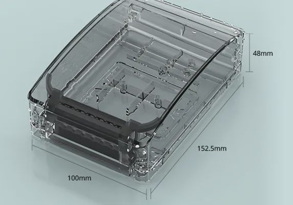 Водонепроницаемая коробка BoxR2; 152,5 мм x 100 мм x 48 мм; прозрачная; PC V0; SONOFF SONOFF-BOX-R2 6920075778144