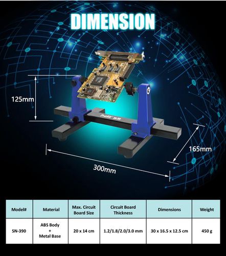 Laikiklis PCB plokštei iki 20cm BLR1