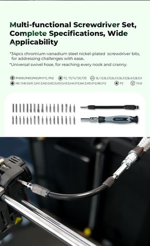 Įrankių komplektas 3D spausdintuvui CREALITY CRE-4008060094 6971636400387