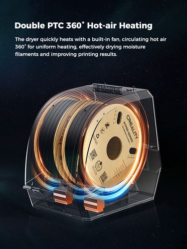 Filament dryer for 2 spools 45℃-70℃ Space Pi CREALITY CRE-4005010071 6971636402961