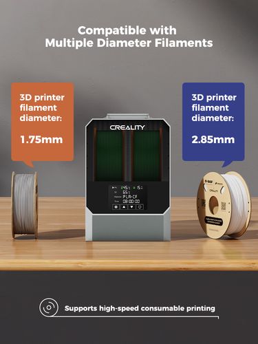 Filament dryer for 2 spools 45℃-70℃ Space Pi CREALITY CRE-4005010071 6971636402961