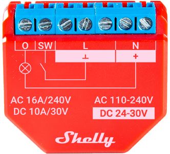 Shelly Plus 1PM Wi-Fi relay with built-in power meter 3800235265017 3800235265017