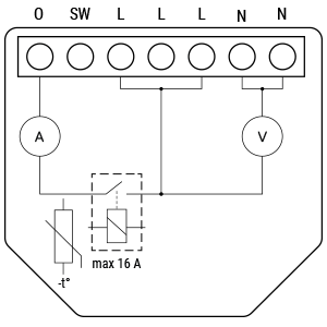 Wi-Fi реле со встроенным счетчиком электроэнергии Shelly Plus 1PM 3800235265017 3800235265017