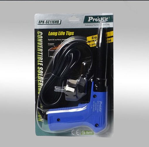 Convertible Soldering Iron/Gun, 20W/40W 220V 400º 8PK-SC116NB 4710810380266