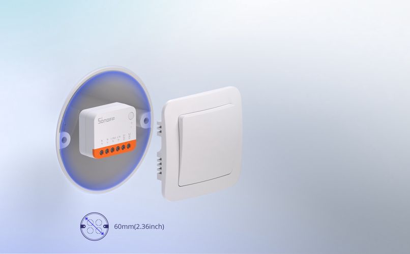 Smart WiFi switch MiniR4, 1 channel, 230V 10A, SONOFF SONOFF-MINIR4