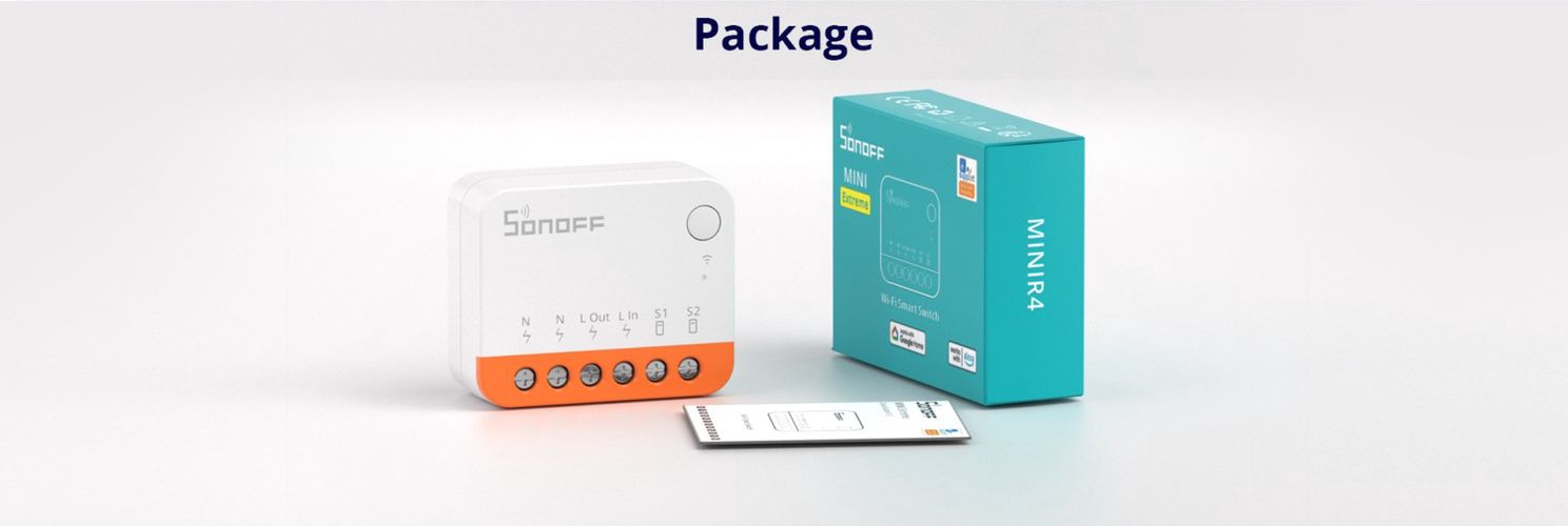 Smart WiFi switch MiniR4, 1 channel, 230V 10A, SONOFF SONOFF-MINIR4 6920075740202