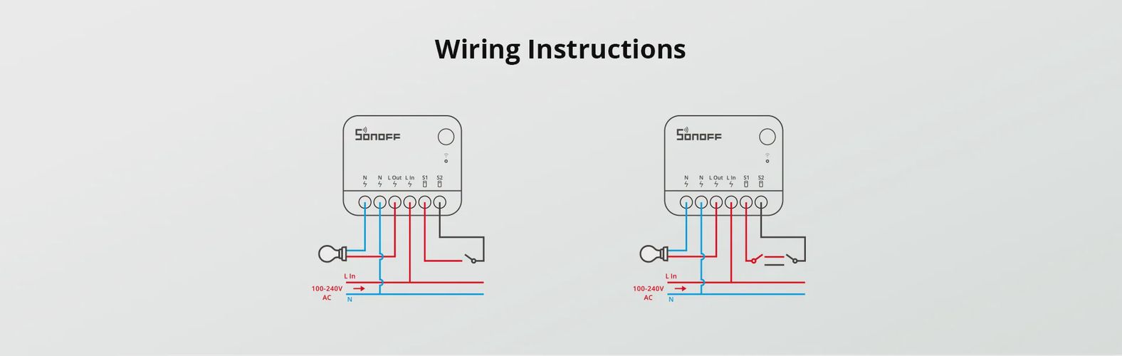Smart WiFi switch MiniR4M, 1 channel, 230V 10A, Matter Device, SONOFF SONOFF-MINIR4M 6920075740516