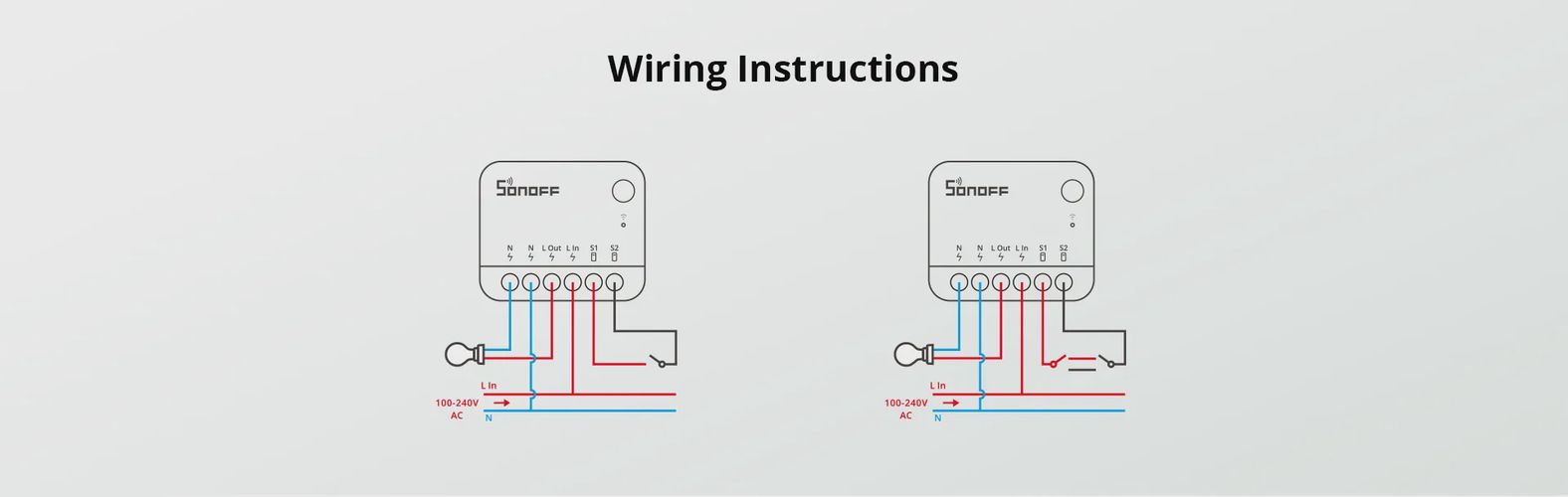 Smart WiFi switch MiniR4M, 1 channel, 230V 10A, Matter Device, SONOFF SONOFF-MINIR4M 6920075740516