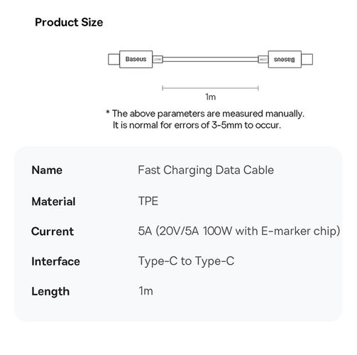 Настенное зарядное устройство GaN5 Pro Ultra-Slim 65W USB + USB-C QC3.0 PD3.0 с кабелем USB-C 1м, серый CCGP150113 6932172618353