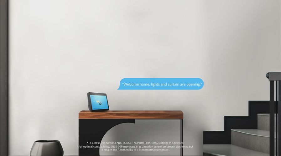 Inimese kohalolekuandur SNZB-06P, traadita, Zigbee 3.0, USB-C 5V, 1A, SONOFF SONOFF-SNZB-06P 6920075741858