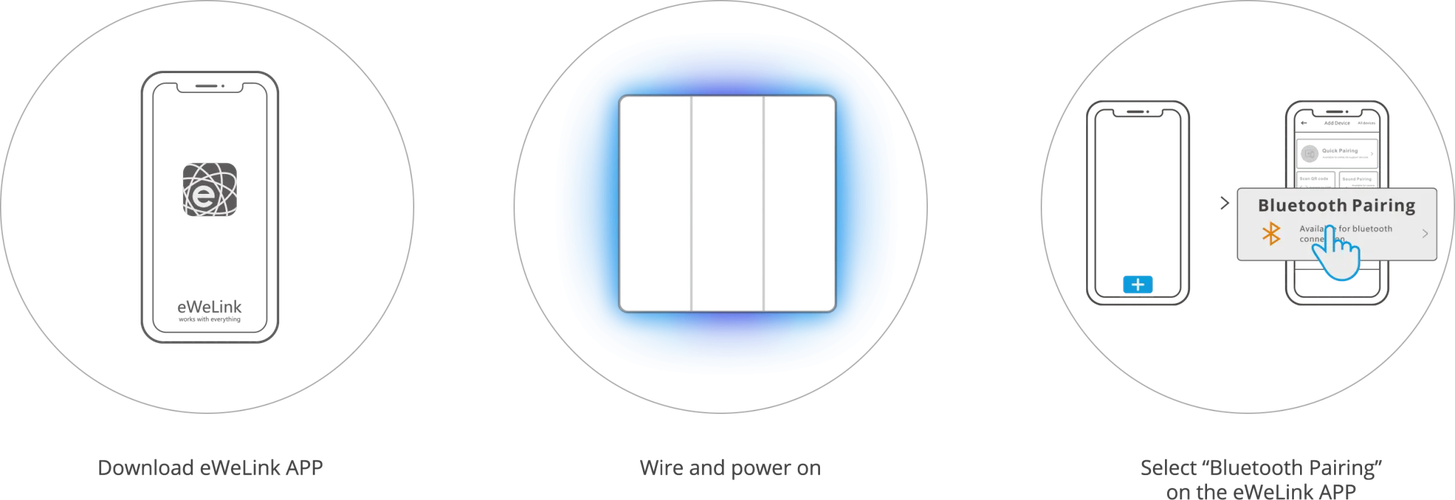 Nutikas Wi-Fi puutetundlik seinalüliti T5-1C-86, 100-240V AC, 1x5A, 150W, SONOFF SONOFF-T5-1C-86