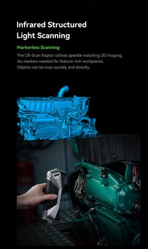 3D scanner CR-SCAN RAPTOR CREALITY CRE-4008050049 6971636400189