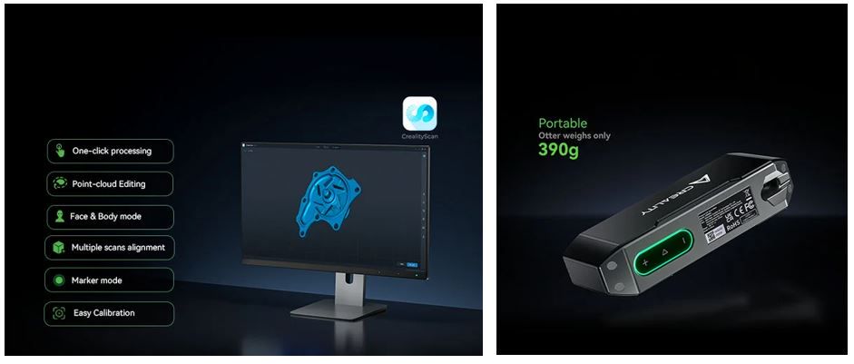 3D scanner OTTER CREALITY CR-Scanner-Otter 6971636400158