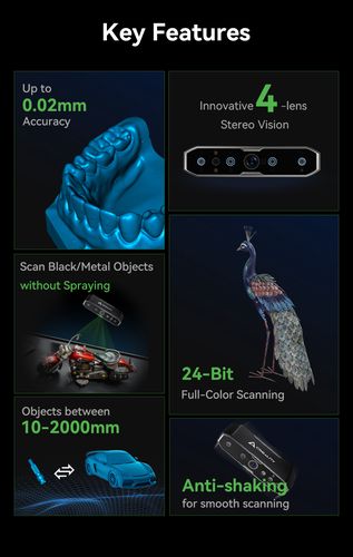 3D scanner OTTER CREALITY CR-Scanner-Otter 6971636400158