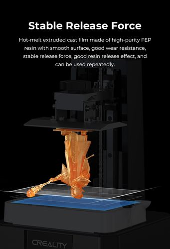 FEP разделительная пленка для 3D принтера 6,6" 200 x 140 x 0,15mm 3pcs CREALITY CRE-4004010258 6971636403814