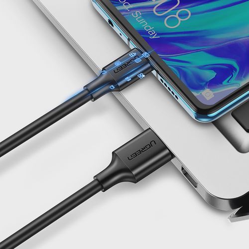 Cable USB A male - USB-C male USB3.2 Gen1 5Gbps1m 5V 3A black US184 UGREEN UGREEN/20882 6957303828821