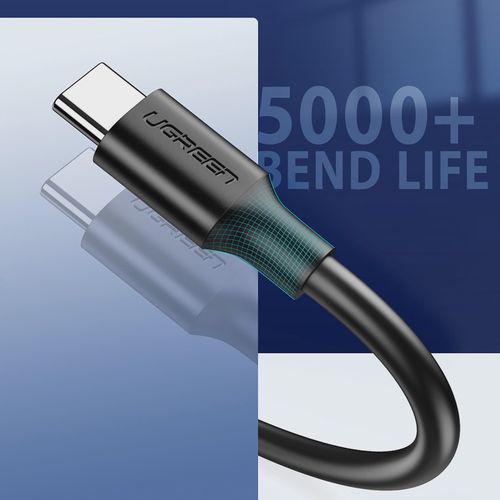 Cable USB A male - USB-C male USB3.2 Gen1 5Gbps1m 5V 3A black US184 UGREEN UGREEN/20882 6957303828821