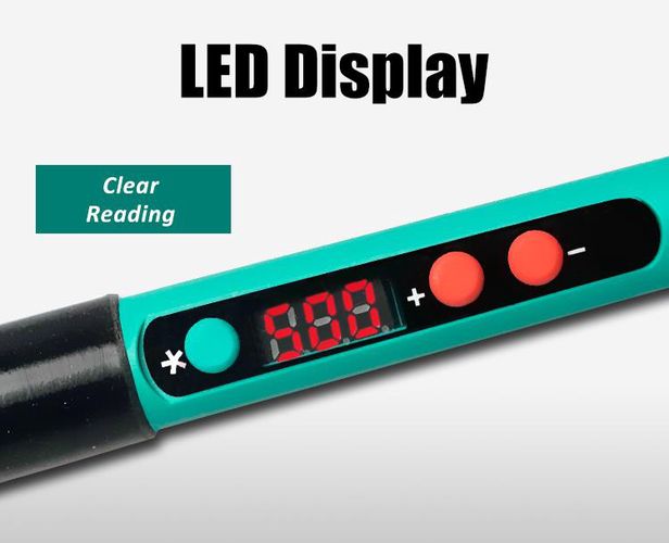 Lituoklis skaitmeniniu ekranu, reguliuojamas, 60W/500C, Proskit SI-186F